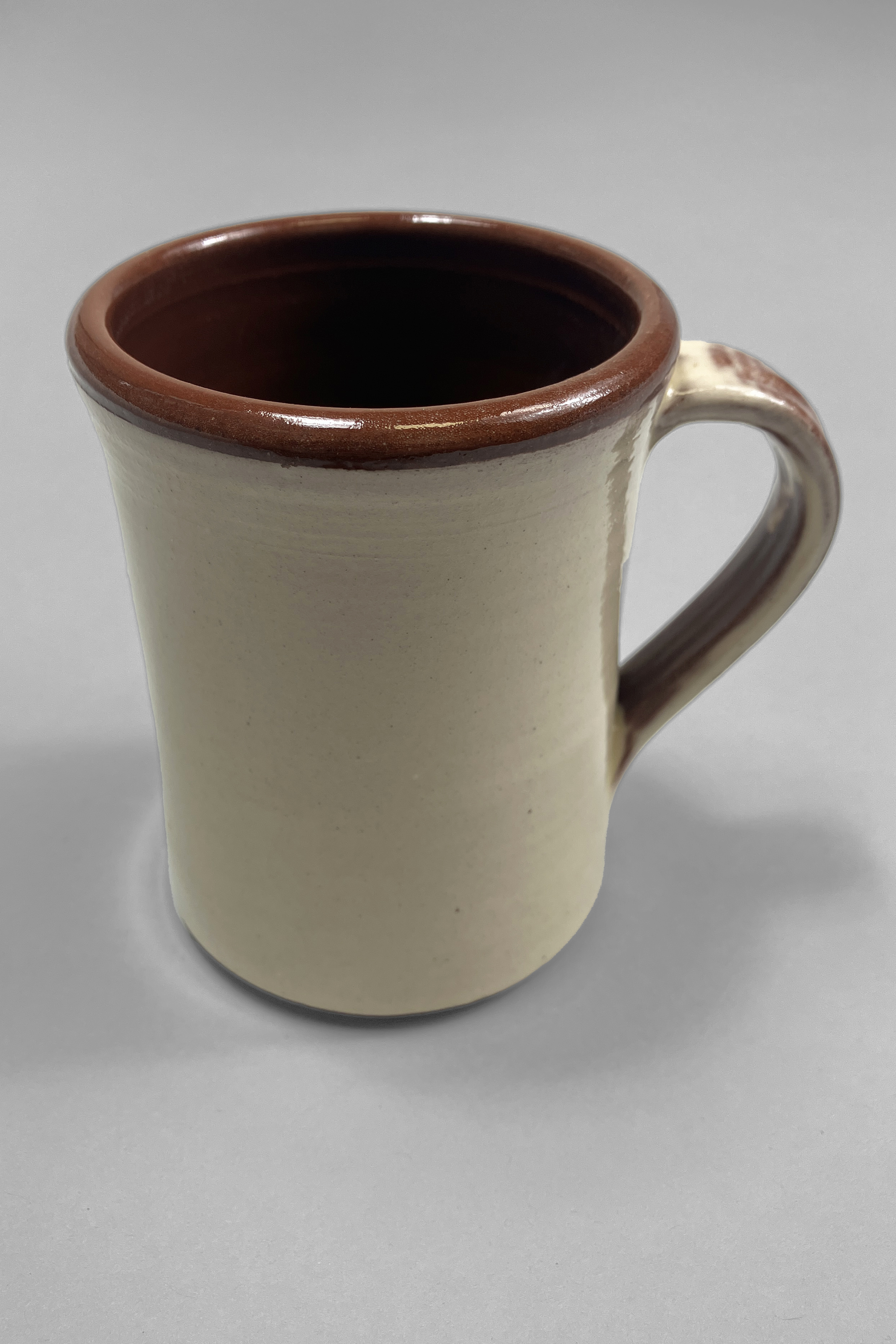 Hand-thrown Natural Red Clay Coffee Mug image 1