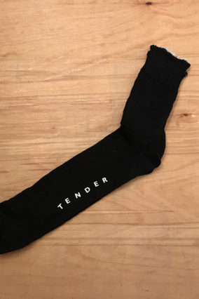 Hand Linked Indigo Cotton Socks