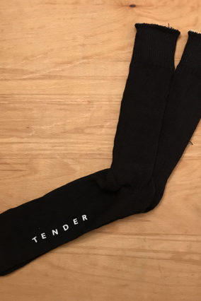 Hand Linked Indigo Cotton Socks