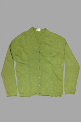 Type 727 Rolled Edge Crew Neck Cardigan