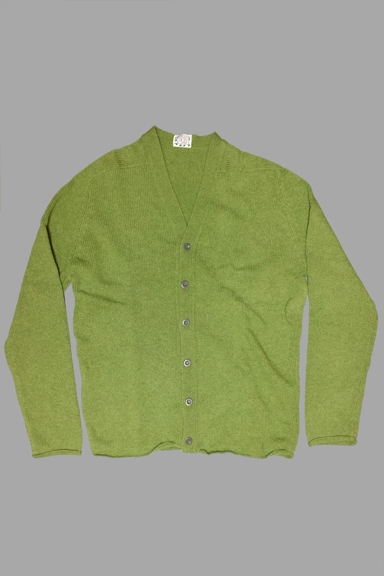 Type 727 Rolled Edge Crew Neck Cardigan image 1