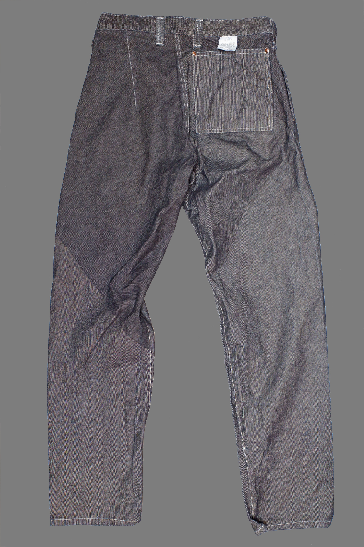 TENDER Co. テンダー 133 BIAS CUT TREWS ヒッコリー公式通販