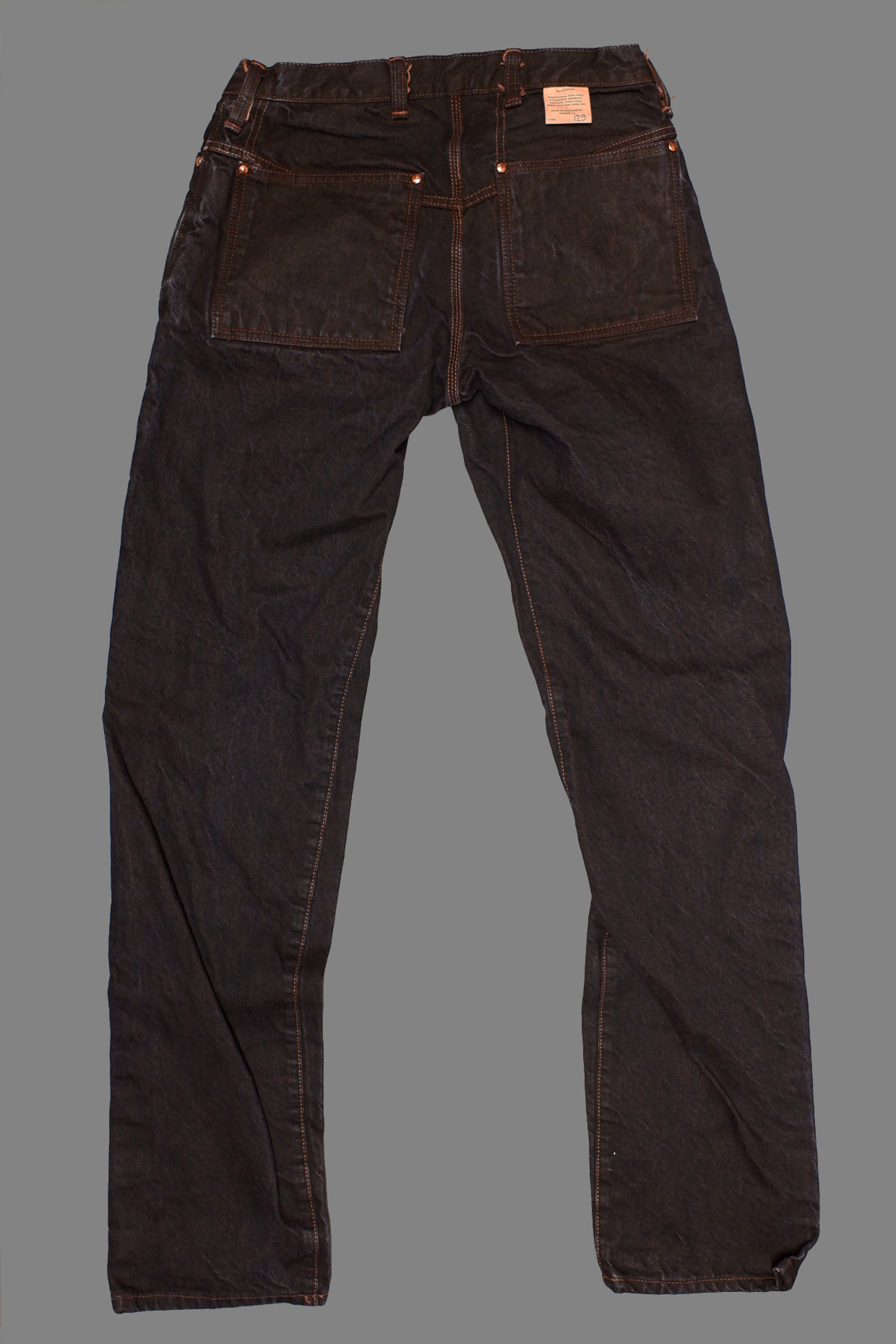 デニム/ジーンズ TENDER Co.TYPE 129 SLIM LOGWOOD DENIM 新品